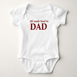 Father's day tribute to dad baby bodysuit