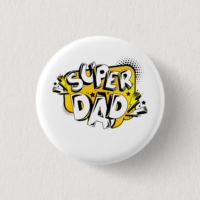 FATHER'S DAY TSHIRT  3 CM ROUND BADGE (Front)