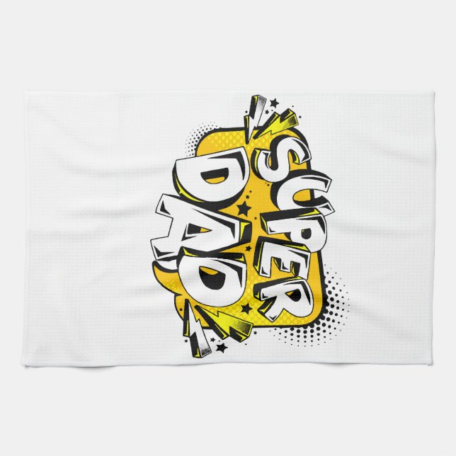 FATHER'S DAY TSHIRT  TEA TOWEL (Horizontal)