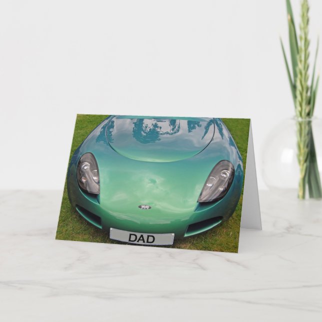 Father's Day TVR Sports car card (Front)