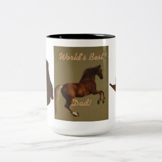 Father's Day Two-Tone Coffee Mug