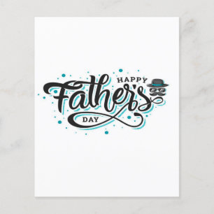 Fathers day typography   Cute Gift   Family Lover Flyer