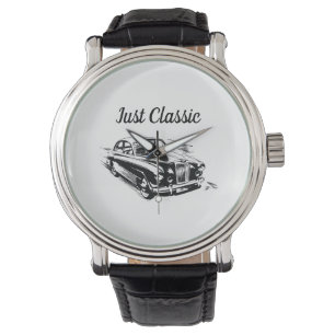 Father's Day Typography Design Just Classic Car Watch