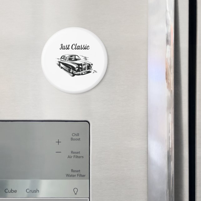 Father's Day Typography Design with Just Classic Magnet (In Situ (Fridge))