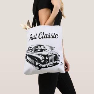 Father's Day Typography Design with Just Classic Tote Bag