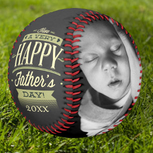 Fathers Day Unique Personalised Green Black Softball