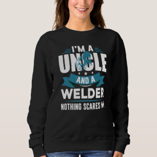 Father's Day  USA Patriotic Welder Uncle Sweatshirt