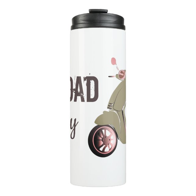 Father's Day Vespa(Scooter)Thermal Tumbler (Front)