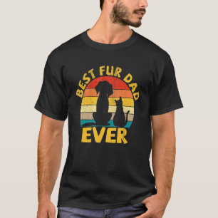 Fathers Day Vintage Retro For Men Pet Owner Animal T-Shirt