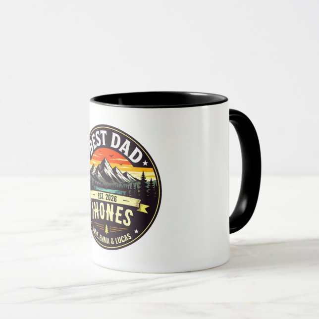 Father's Day with an adventure theme Mug (Front Right)