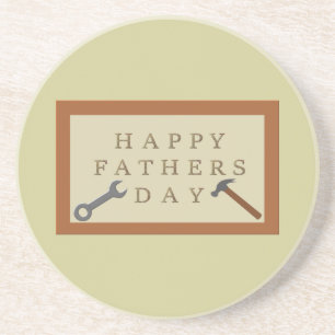 Fathers Day Wooden Sign Coaster