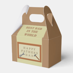 Fathers Day Wooden Sign Custom Favour Box