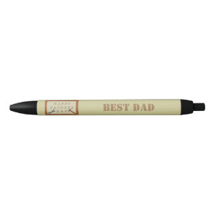 Fathers Day Wooden Sign Custom Message Black Ink Pen