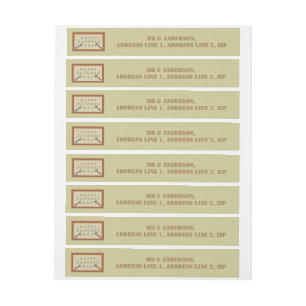 Fathers Day Wooden Sign Custom Wraparound Address Label