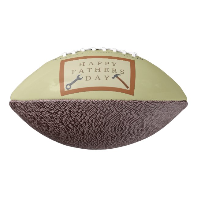 Fathers Day Wooden Sign Football (Rotated 270)