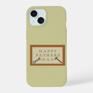Fathers Day Wooden Sign iPhone 15 Case