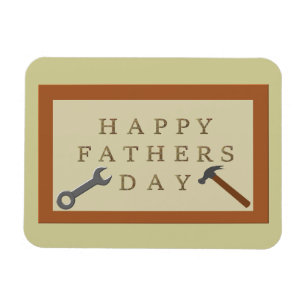 Fathers Day Wooden Sign Magnet