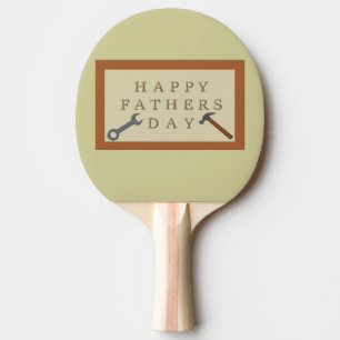 Fathers Day Wooden Sign Ping Pong Paddle