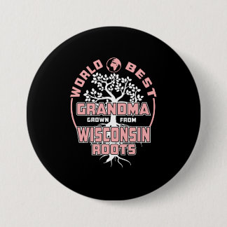 Father's Day | World Best Grandma 7.5 Cm Round Badge