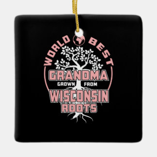 Father's Day | World Best Grandma Ceramic Ornament