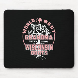 Father's Day World Best Grandma Mouse Pad