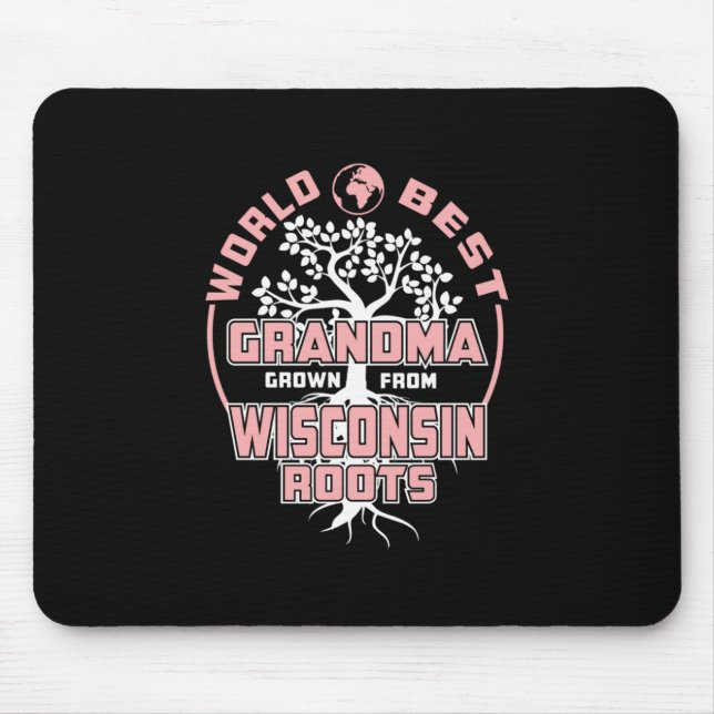 Father's Day | World Best Grandma Mouse Pad (Front)