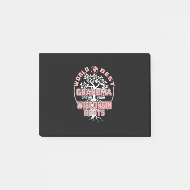 Father's Day | World Best Grandma Post-it Notes (Front)