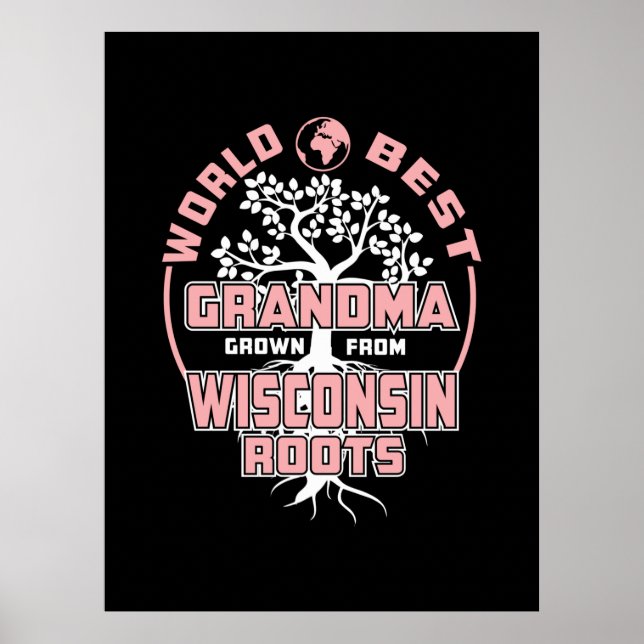 Father's Day | World Best Grandma Poster (Front)