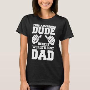 Father's Day Worlds Best Cool Papa 1 T-Shirt