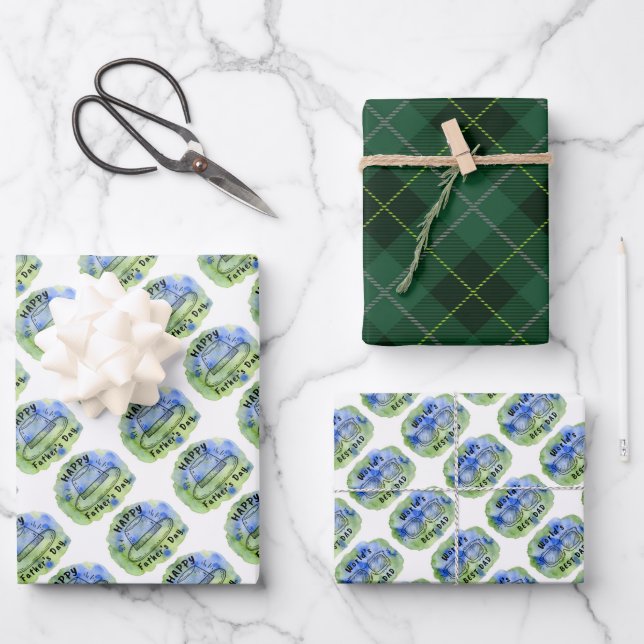 Father's Day Wrapping Paper Sheet (Front)