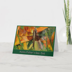 Father's Day Yellow Dragonfly Card