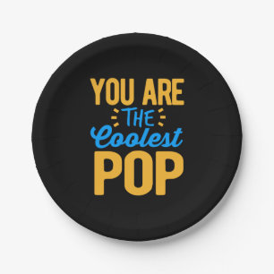 Father's Day You Are The Coolest Father Paper Plate