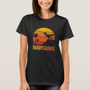 Father's Days Vintage Daddysaurus Trex Dinosaur Me T-Shirt