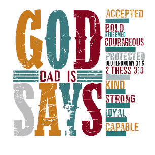 Fathers God Dad Says Key Ring