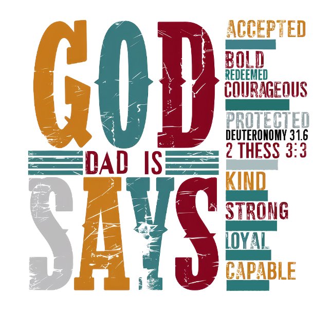 Fathers God Dad Says  Trucker Hat (Creator Uploaded)