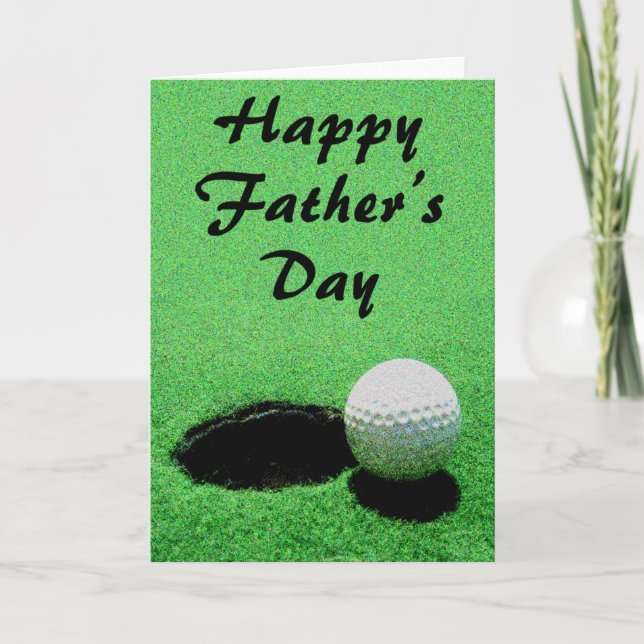 Father's Golf Day Card (Front)