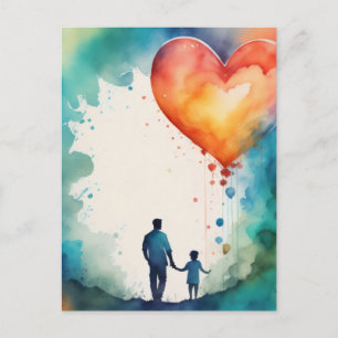 Father's love  postcard