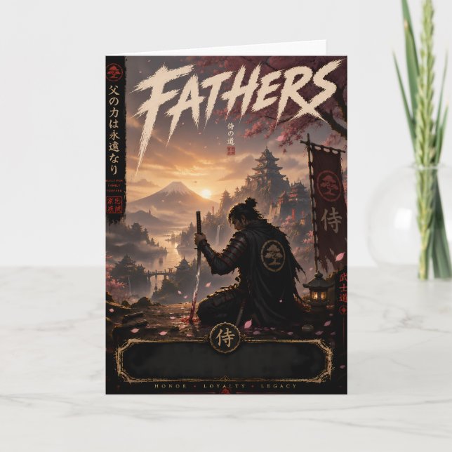 Fathers Samurai Legacy Card (Front)
