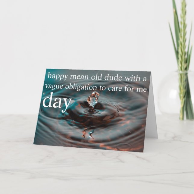 fatherss day card (Front)