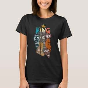 Fatheru2019s Day Black Father Definition African A T-Shirt