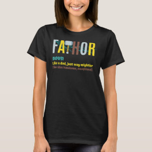 Fathor For Men Father's Day Viking Fathor Hero T-Shirt