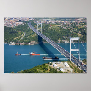 Fatih Sultan Mehmet Bridge over the Bosphorus, Poster
