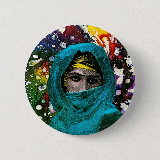 Fatima by Michael Moffa 6 Cm Round Badge (Front)