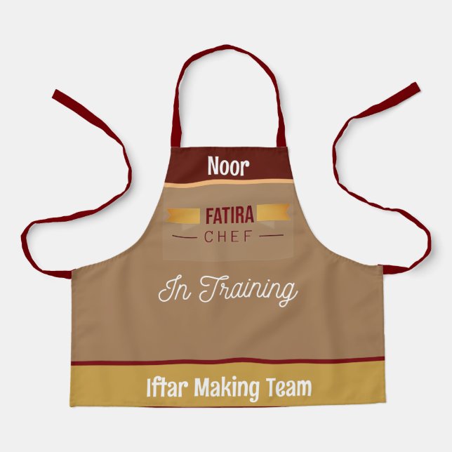  Fatira  making team- kids apron (Front)