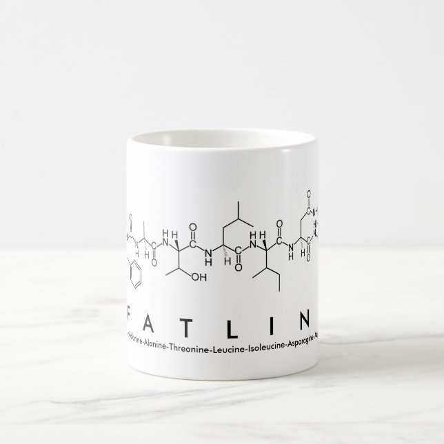 Fatlind peptide name mug (Center)