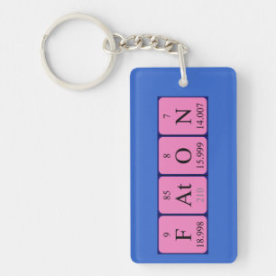 Faton periodic table name keyring