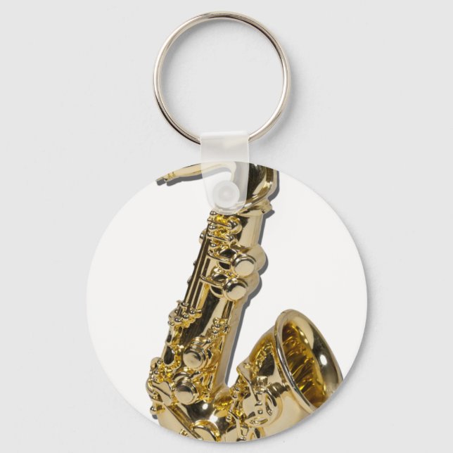 FatSaxophone040311 Key Ring (Front)