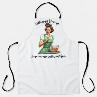 fattening him up... apron