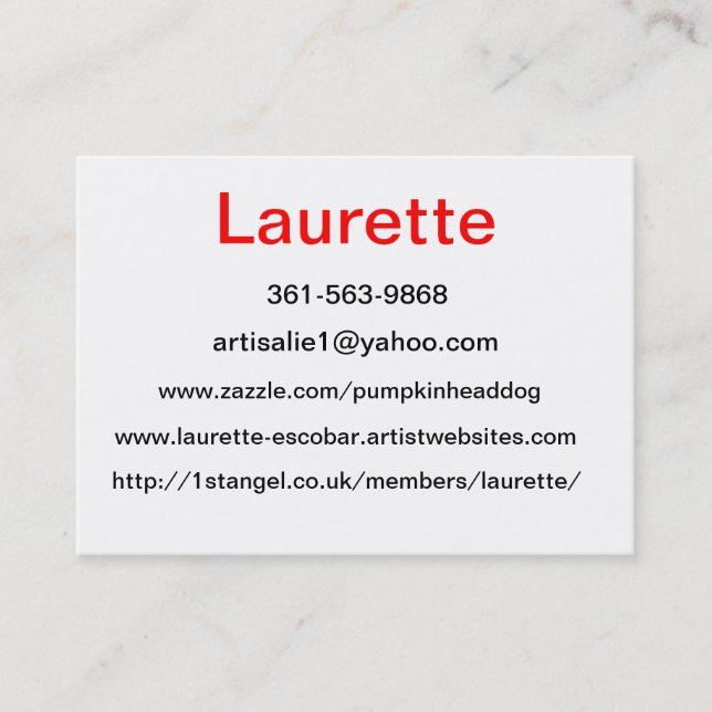 Fatty BC Business Card (Front)