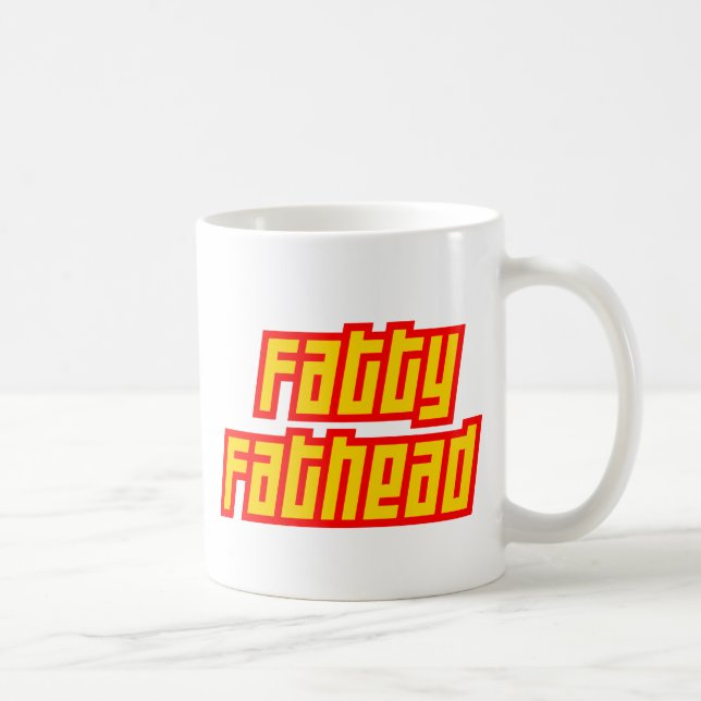 Fatty Fathead Coffee Mug (Right)